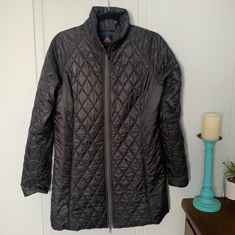 Black womens Omni heat Columbia coat